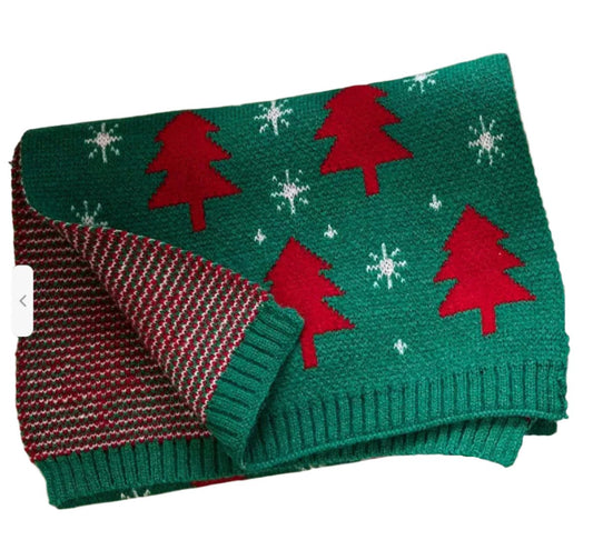 Green Christmas Scarf