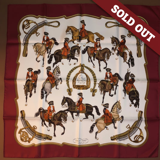 Hermes Carres 90 Reprise by LeDoux VTG Scarf