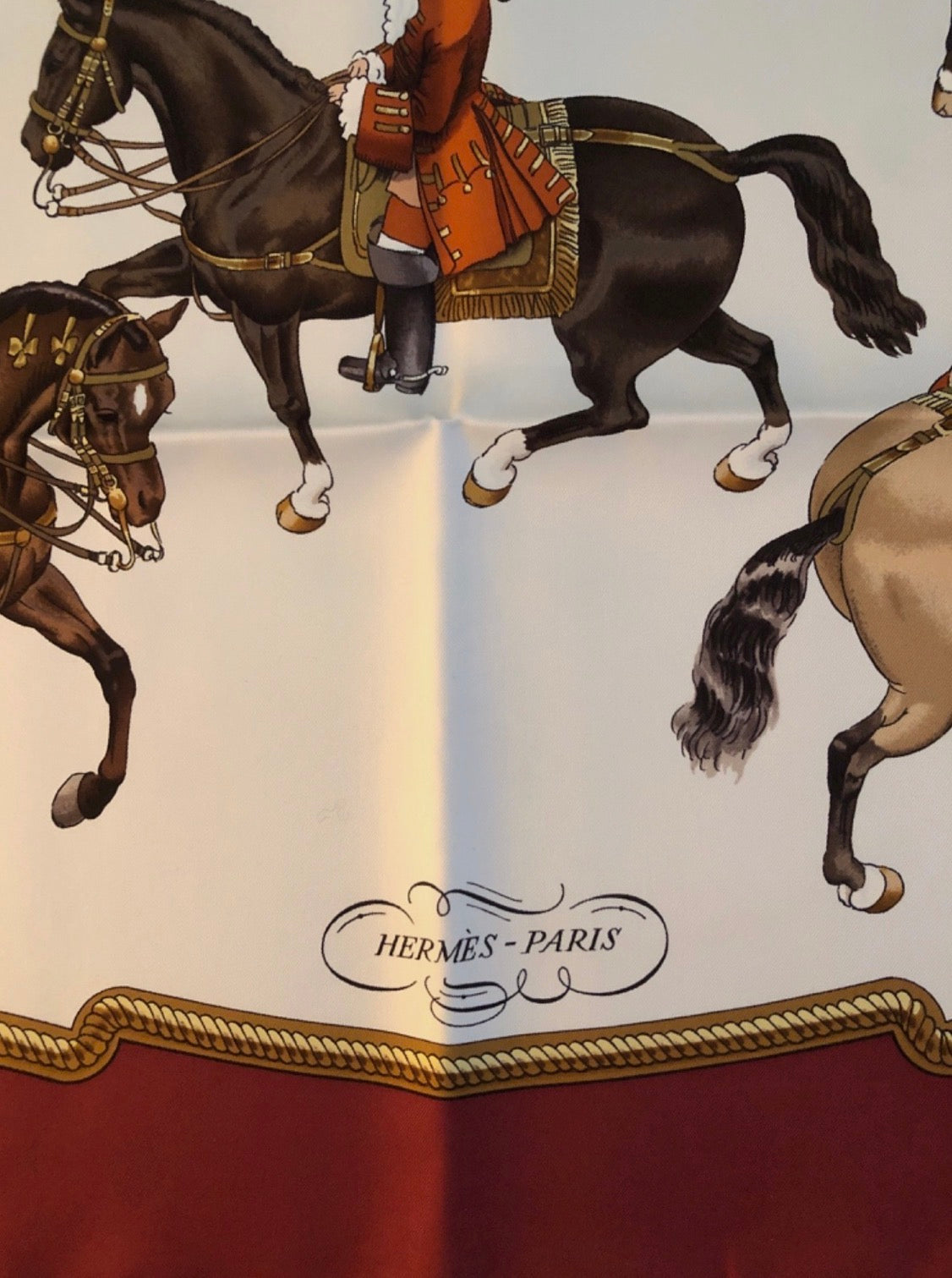 Hermes Carres 90 Reprise by LeDoux VTG Scarf