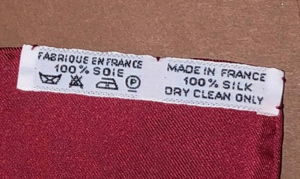 Hermes Carres 90 Reprise by LeDoux VTG Scarf
