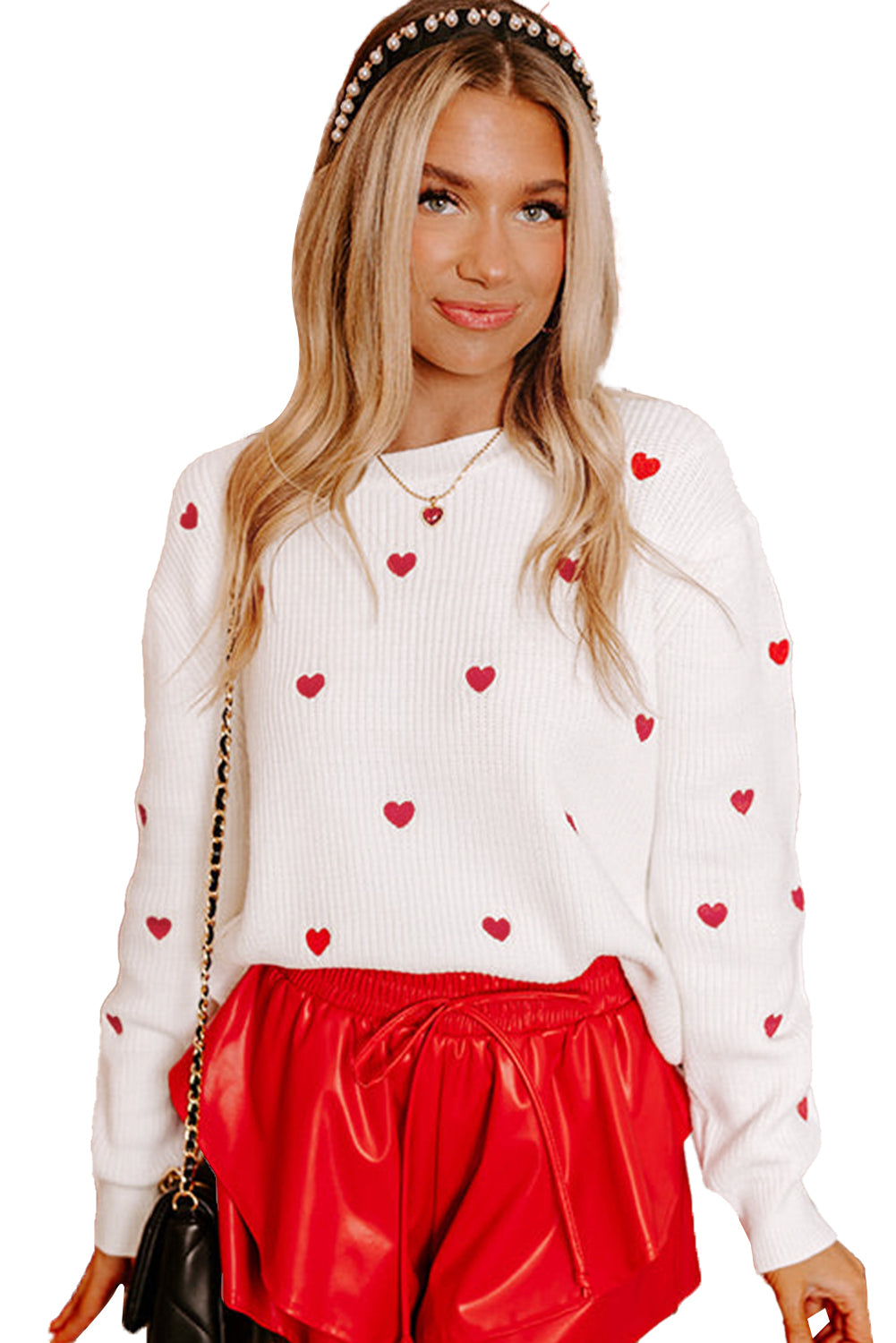 Mini Hearts Sweater