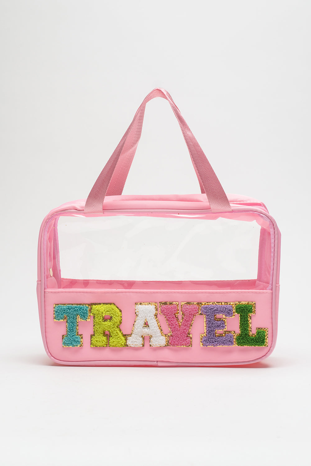 TRAVEL Clear Plastic Makeup Bag