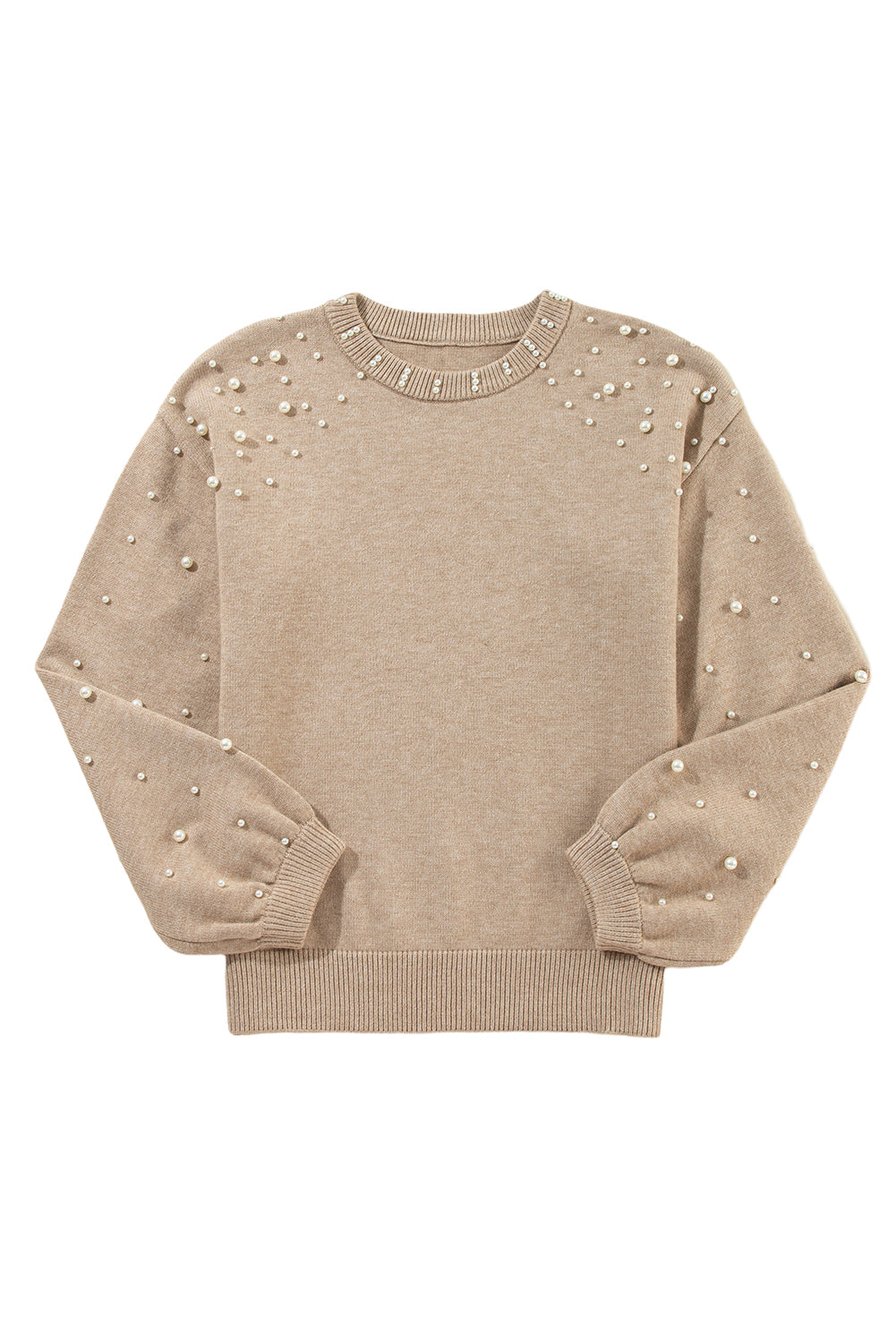 Pearl Drop Shoulder Sweater