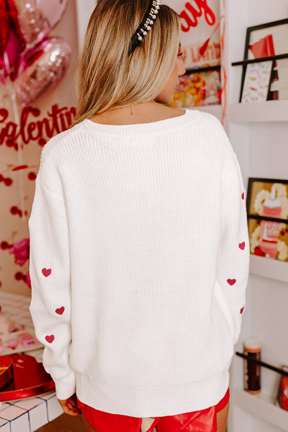 Mini Hearts Sweater