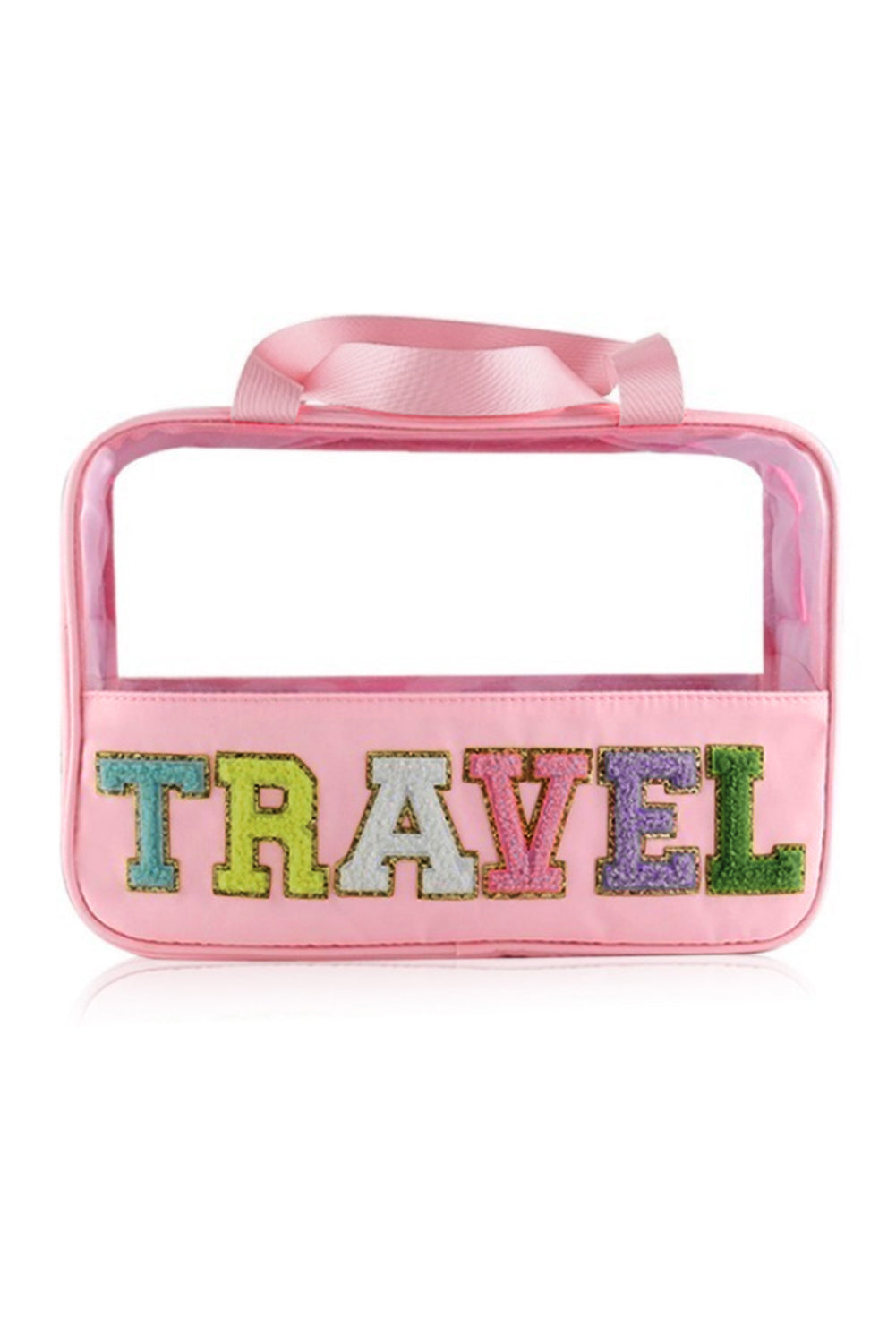 TRAVEL Clear Plastic Makeup Bag