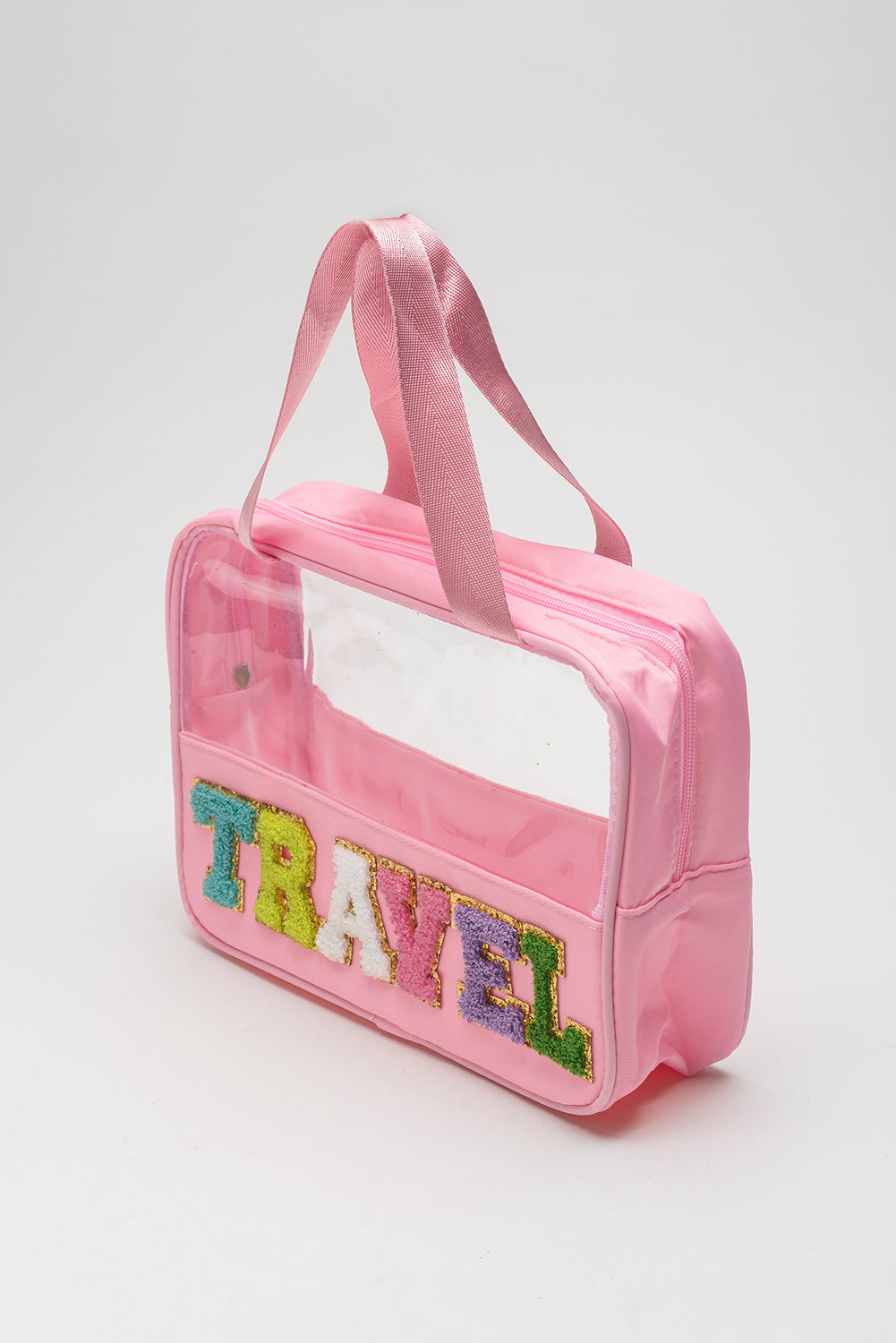 TRAVEL Clear Plastic Makeup Bag