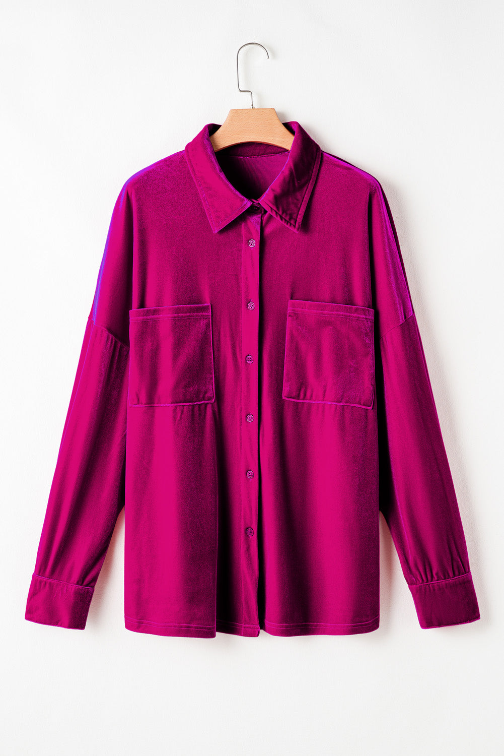 Velour Shirt Plus Size