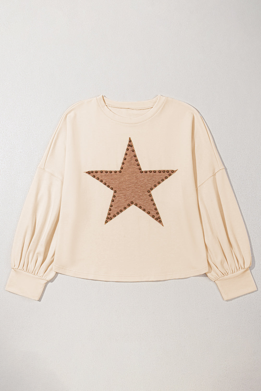 Star Studded Pullover Top Plus Size