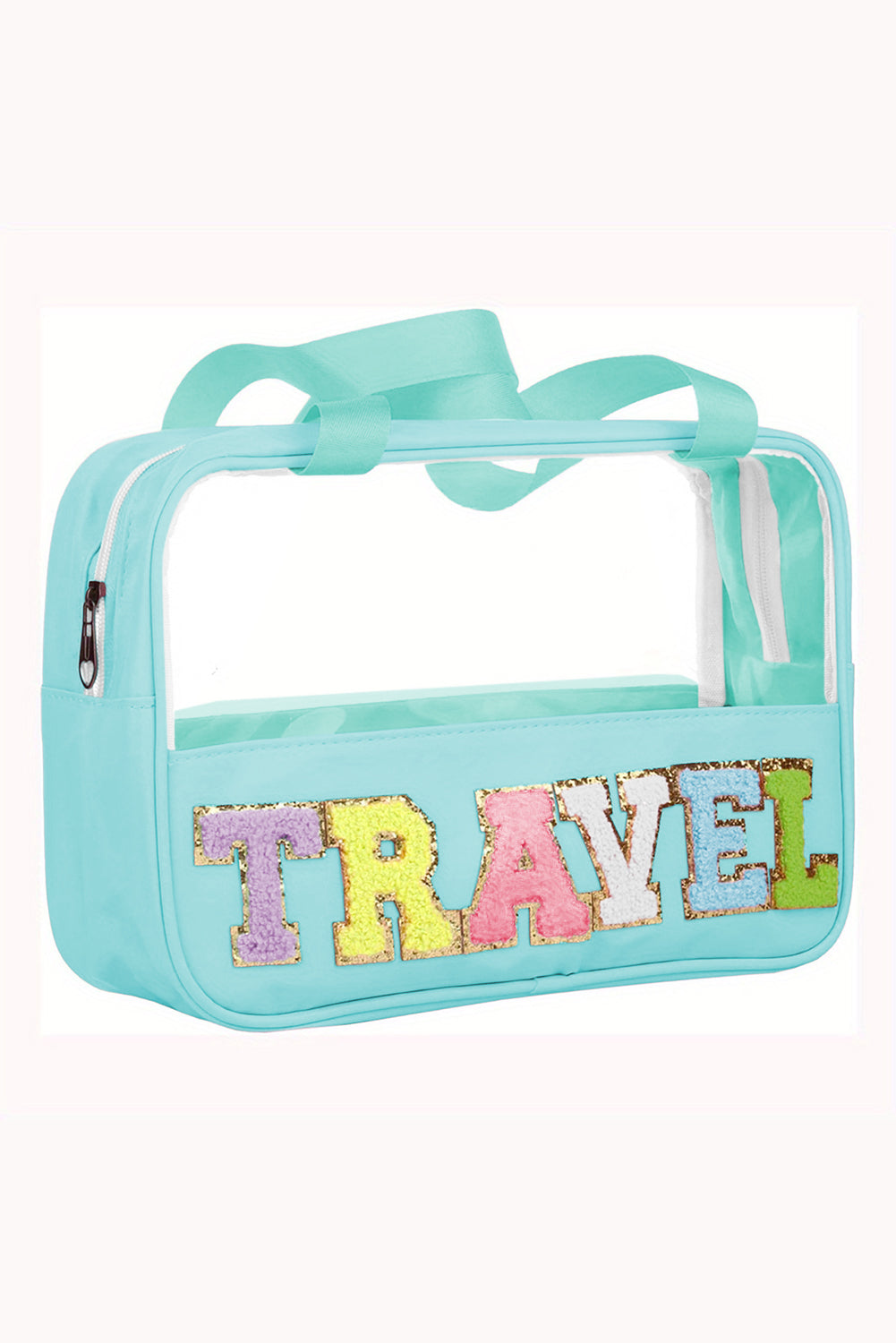 TRAVEL Clear Plastic Makeup Bag