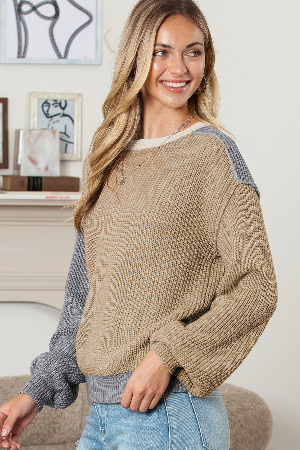 Chunky Shaker Knit Sweater