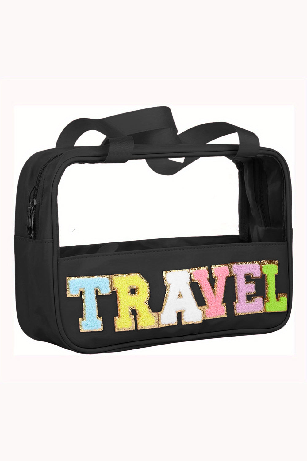 TRAVEL Clear Plastic Makeup Bag