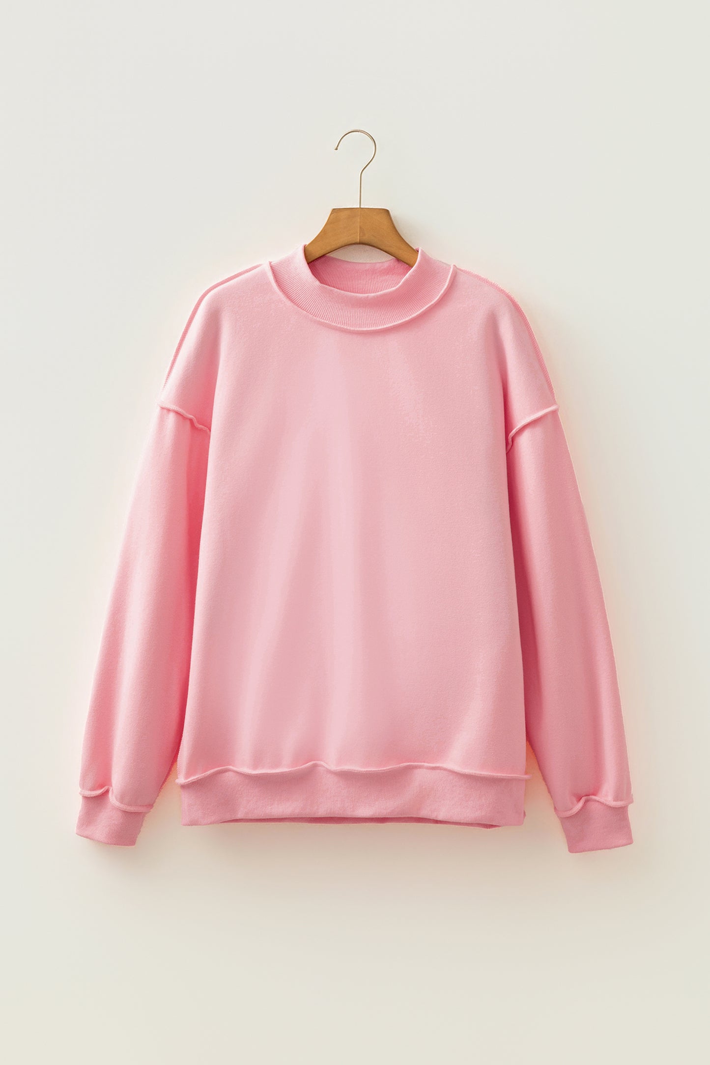 Reversible Mock Neck Sweatshirt