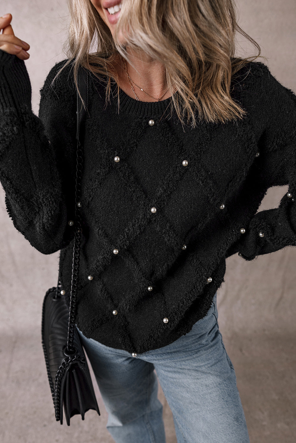 Pearl Embellished Pullover