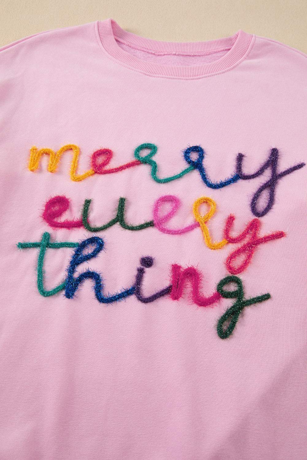 Merry Every Thing Tinsel Sweatshirt