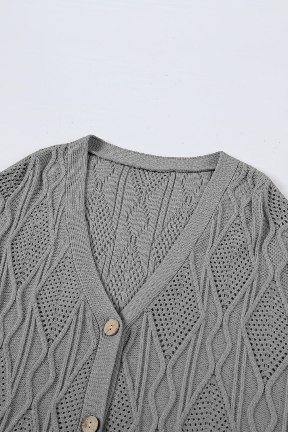 Lightweight V-Neck Cardigan Plus Size