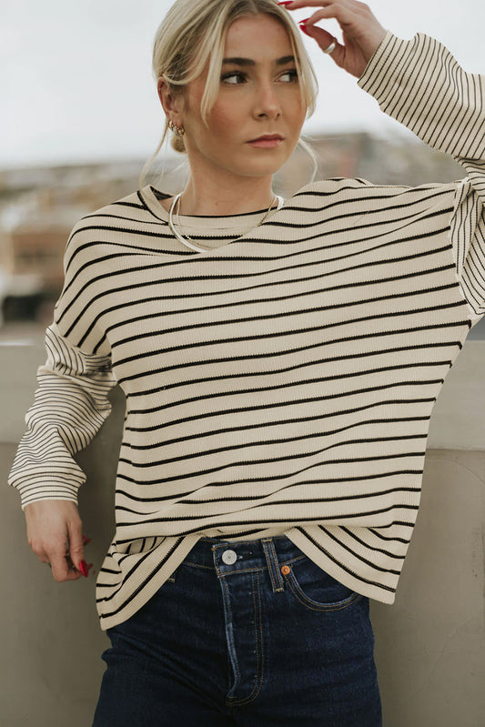 Classic French Stripe Long Sleeve Tee