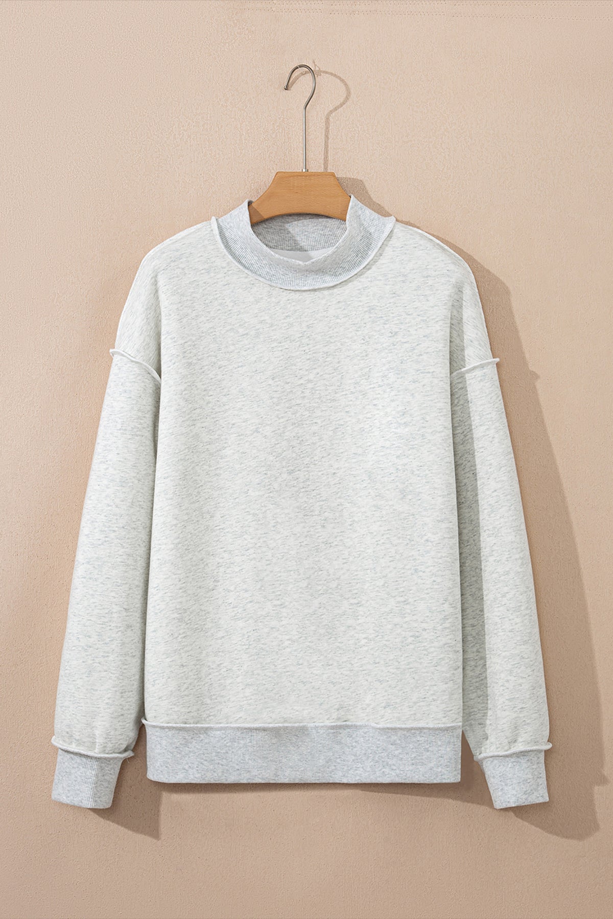 Reversible Mock Neck Sweatshirt