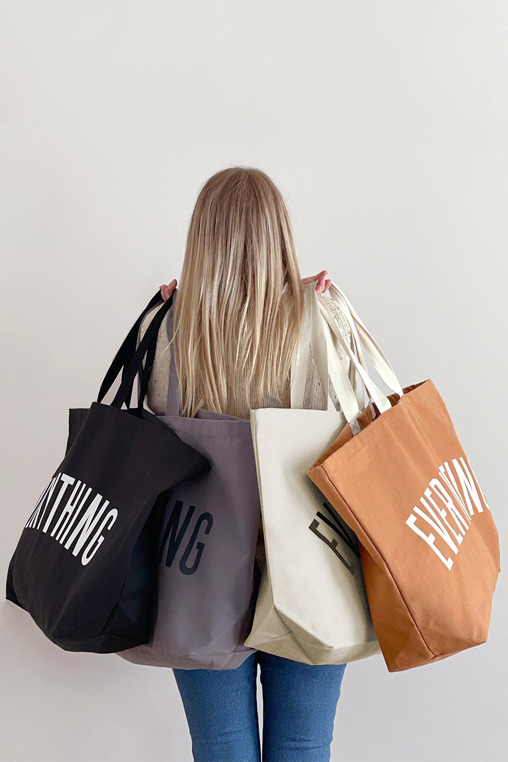 EVERYTHING Large Canvas Tote Bag