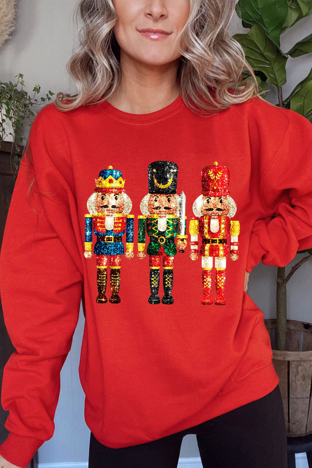 Metallic Nutcracker Sweatshirt