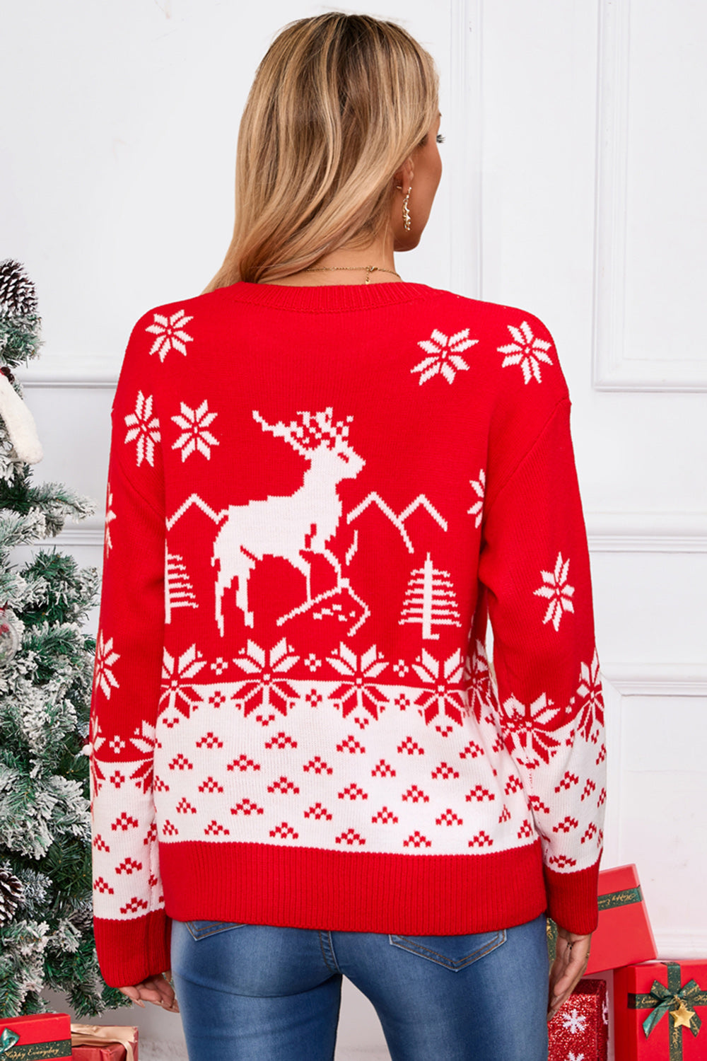 Deer Nordic Sweater