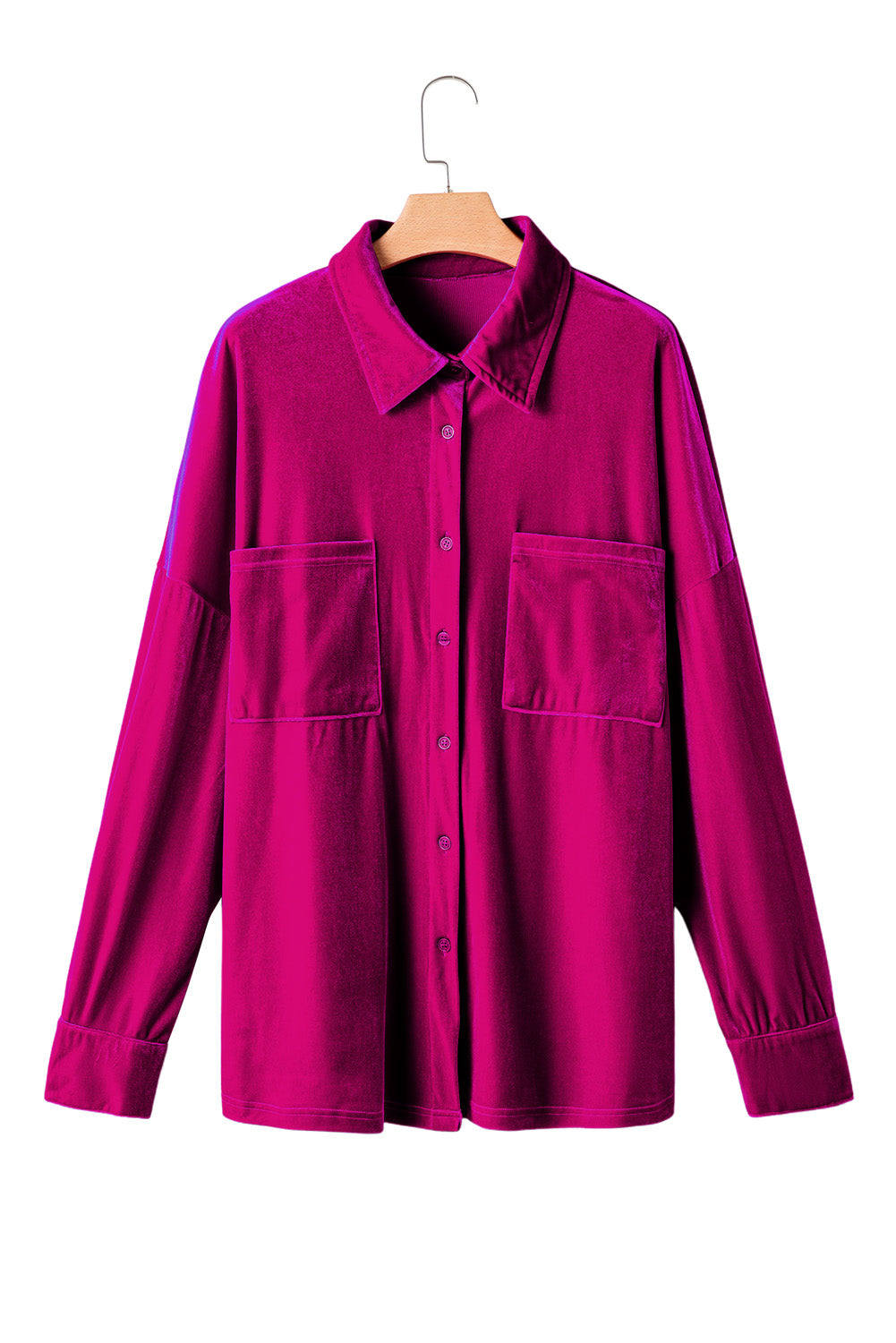 Velour Shirt Plus Size