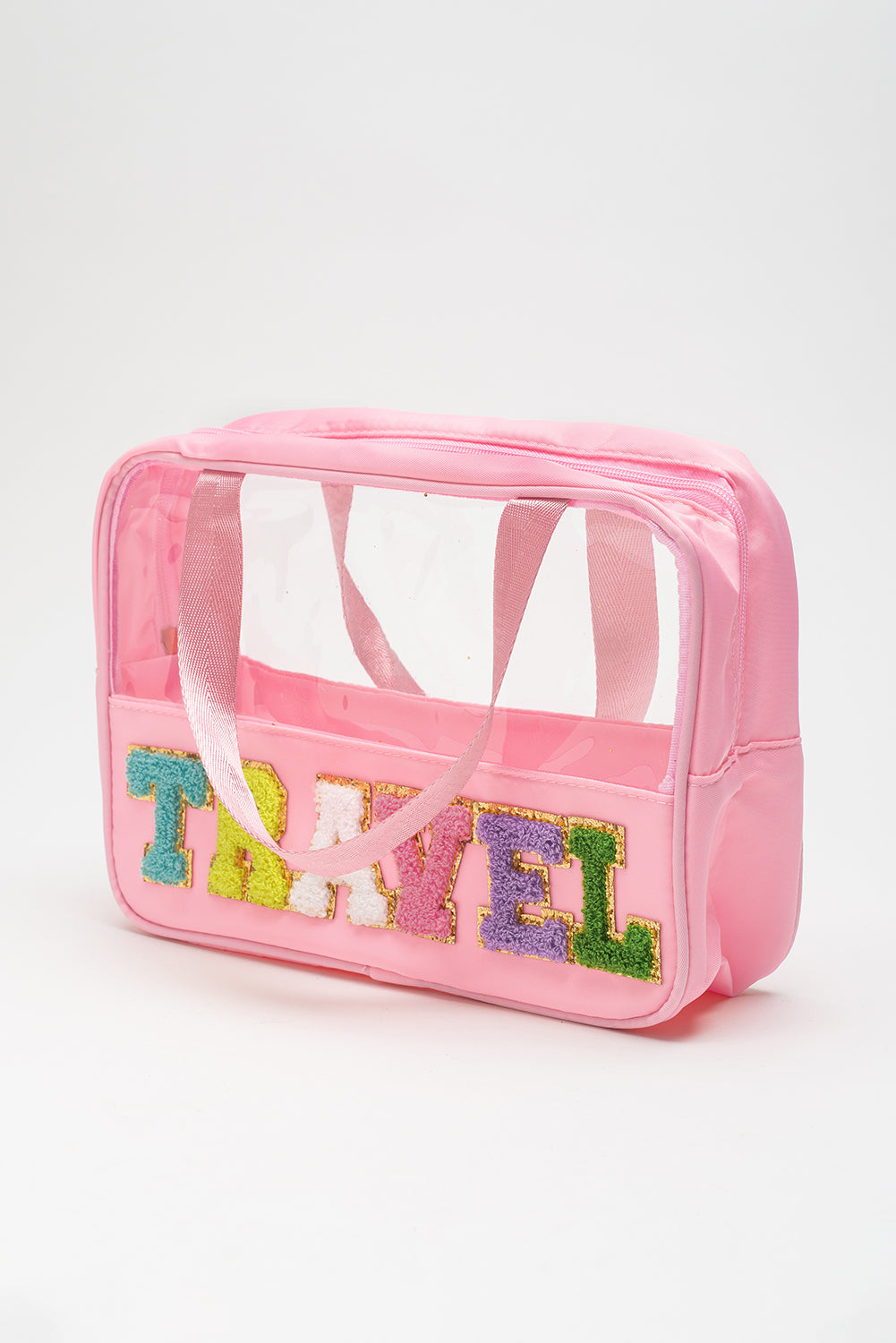 TRAVEL Clear Plastic Makeup Bag