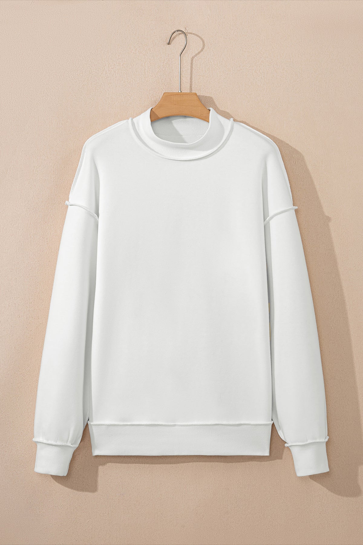 Reversible Mock Neck Sweatshirt