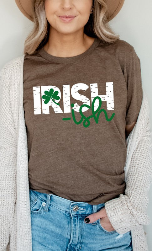 Irish-ish Shamrock Tee Plus Size