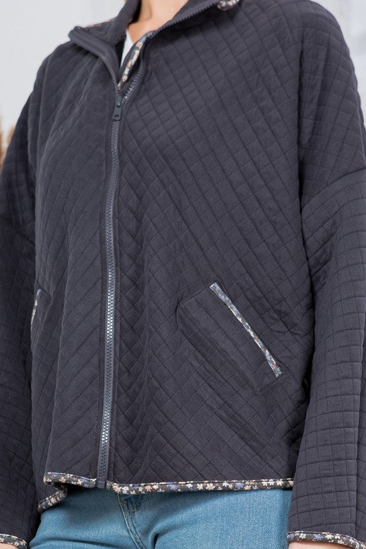 Quilted Zip Jacket