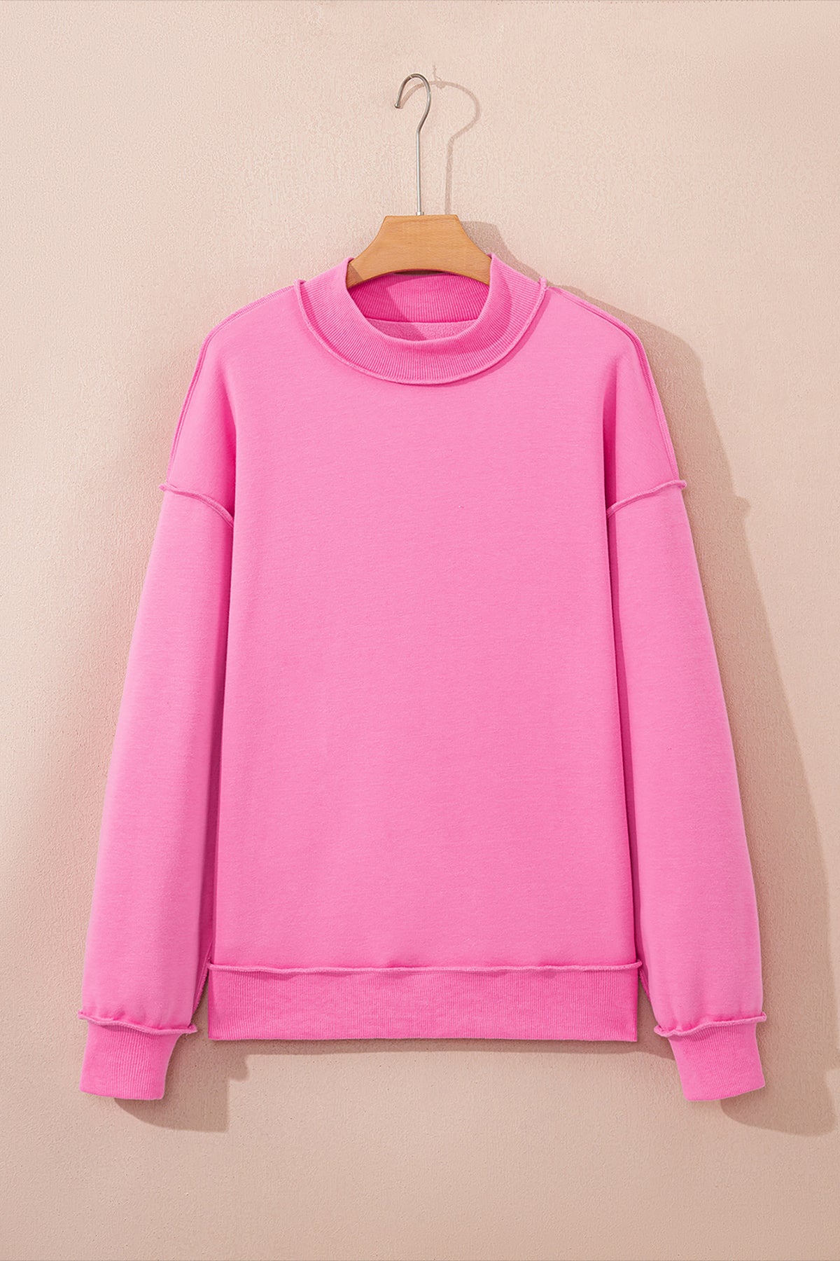 Reversible Mock Neck Sweatshirt