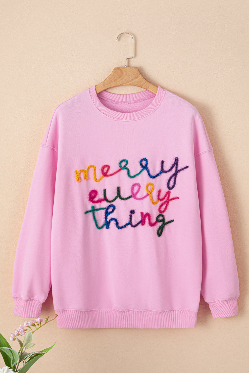 Merry Every Thing Tinsel Sweatshirt