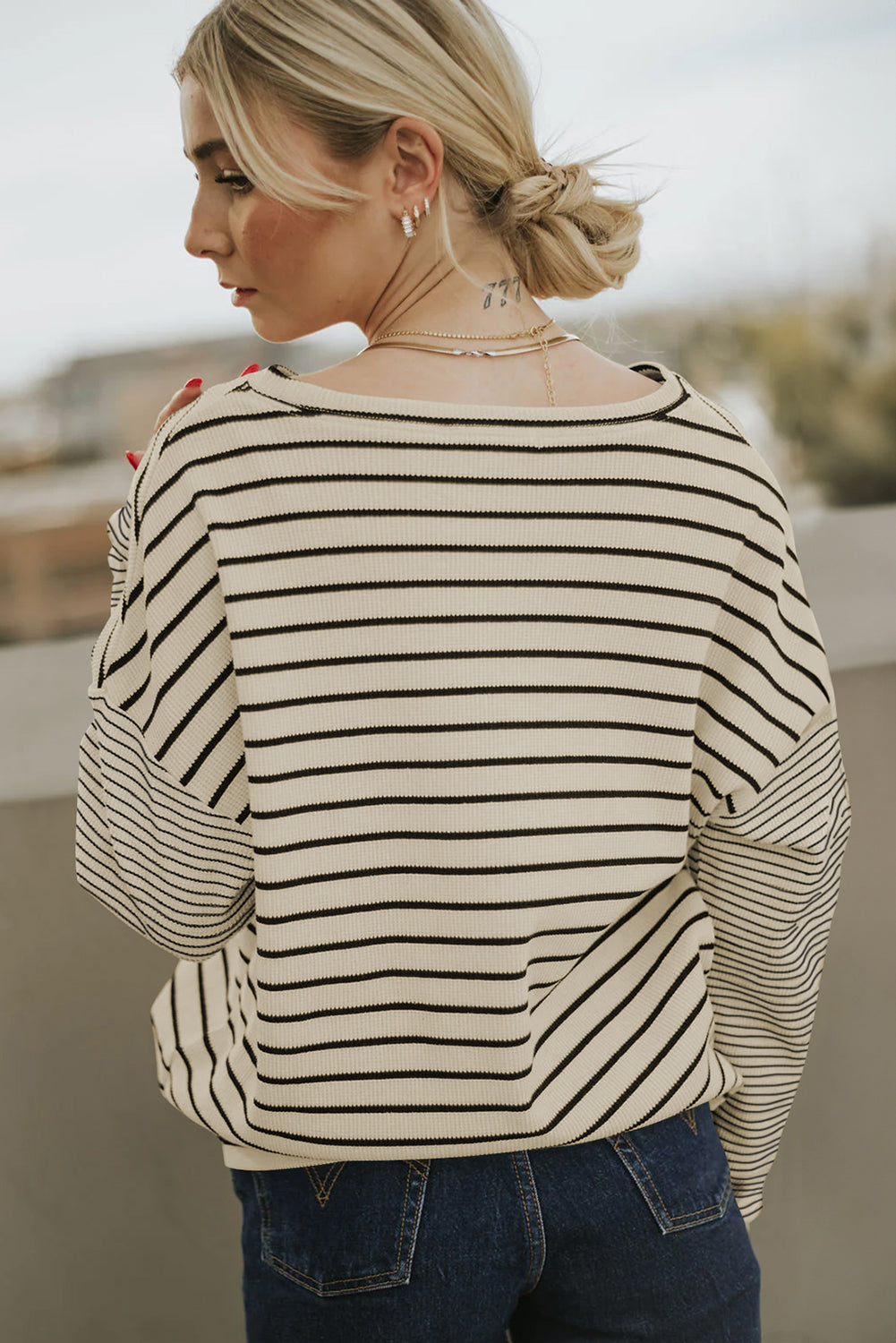 Classic French Stripe Long Sleeve Tee