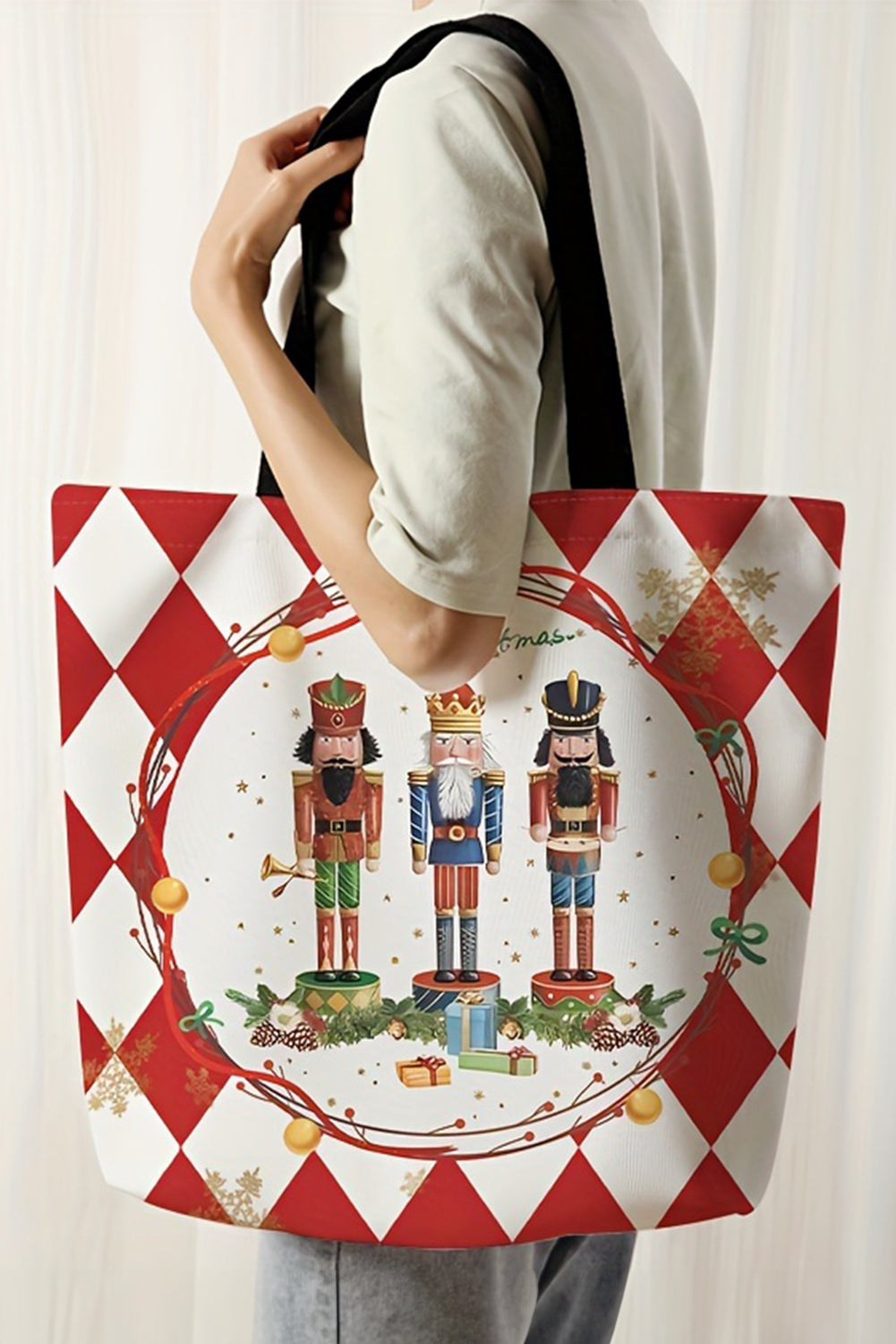 Nutcracker Canvas Shoulder Bag