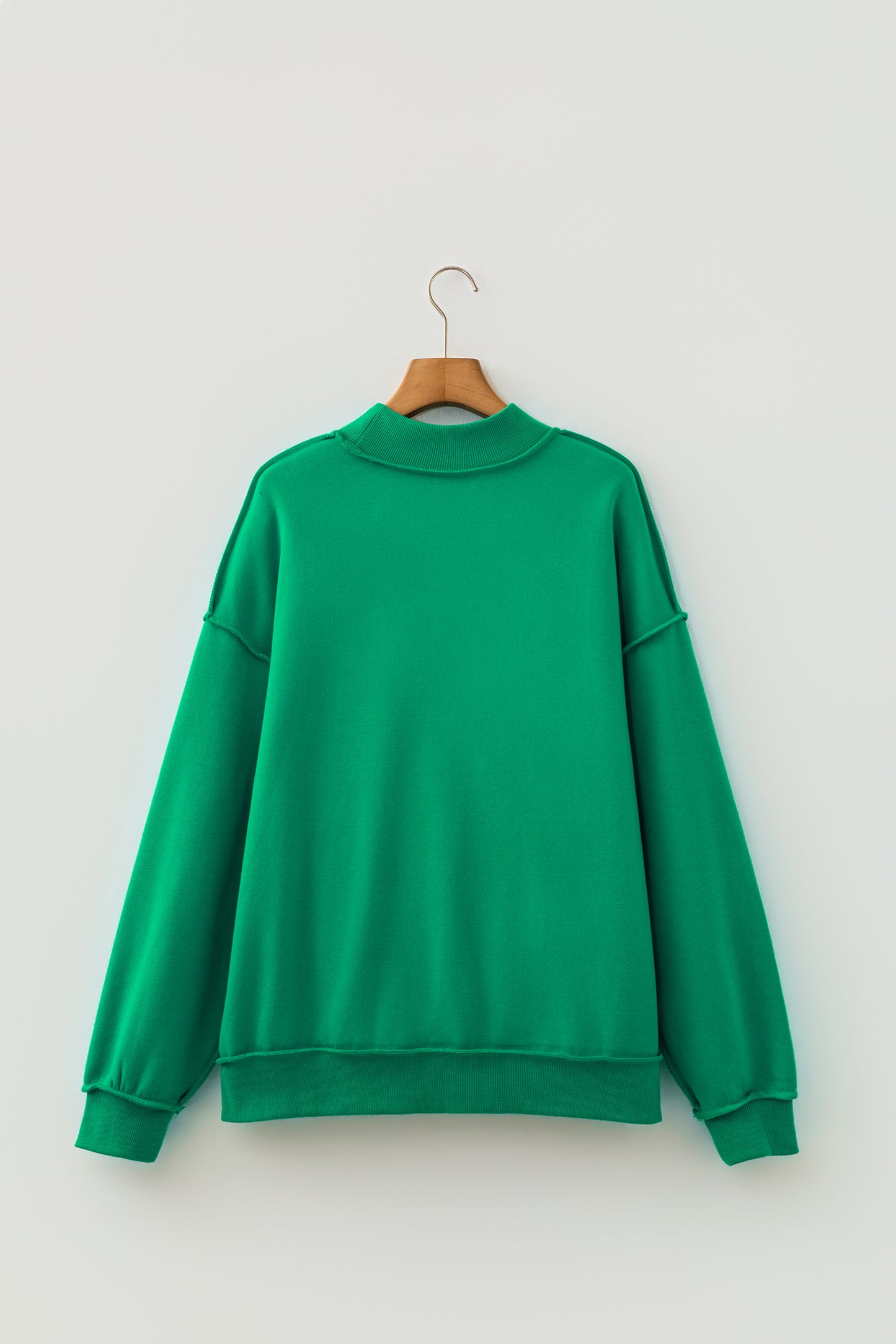 Reversible Mock Neck Sweatshirt