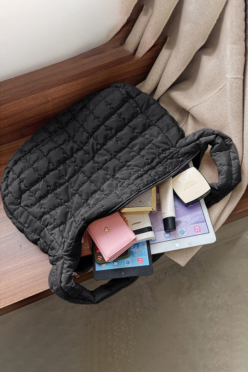 Quilted Oversize Shoulder Bag