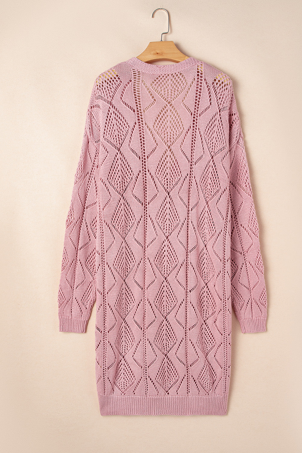 3/4 Length Cardigan Plus Size