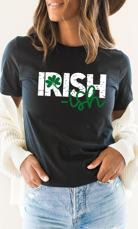 Irish-ish Shamrock Tee Plus Size