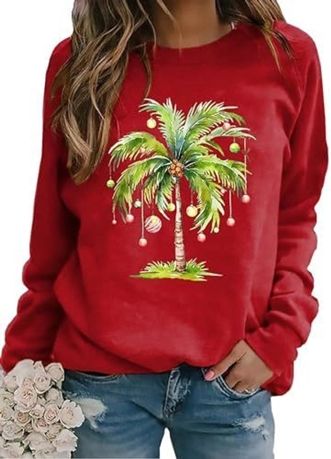 Christmas Palm Tree Sweatshirt