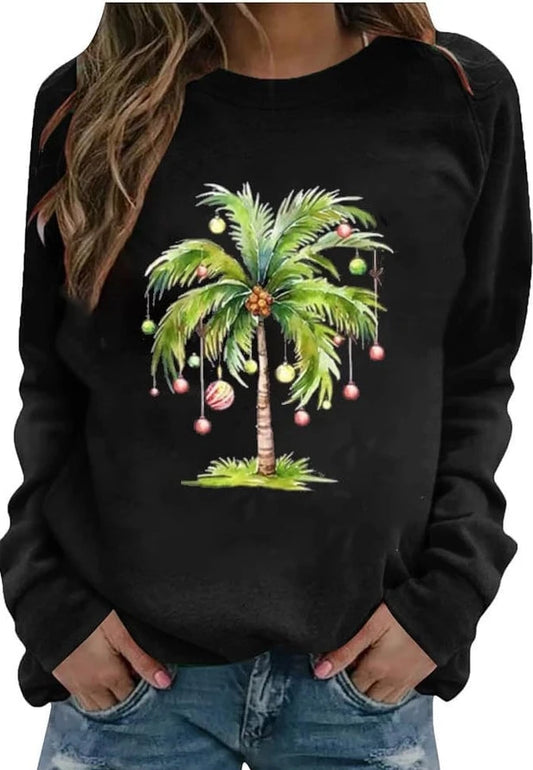 Christmas Palm Tree Sweatshirt