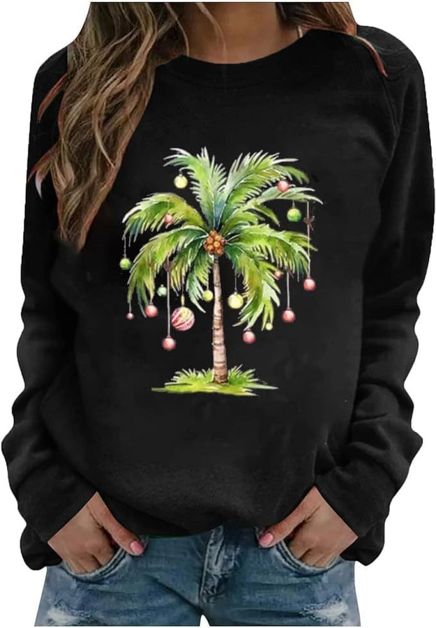 Christmas Palm Tree Sweatshirt