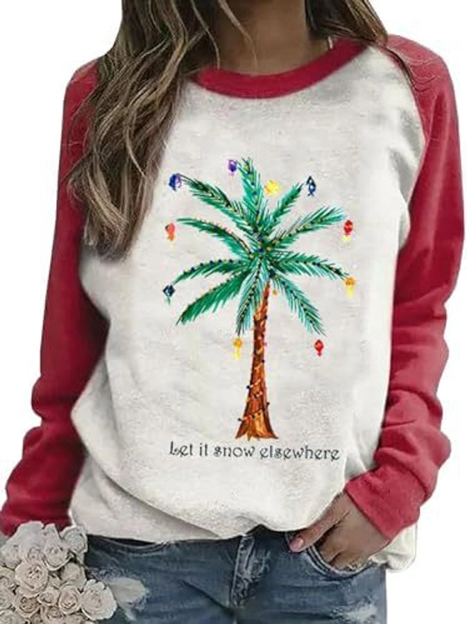 Christmas Palm Tree Sweatshirt